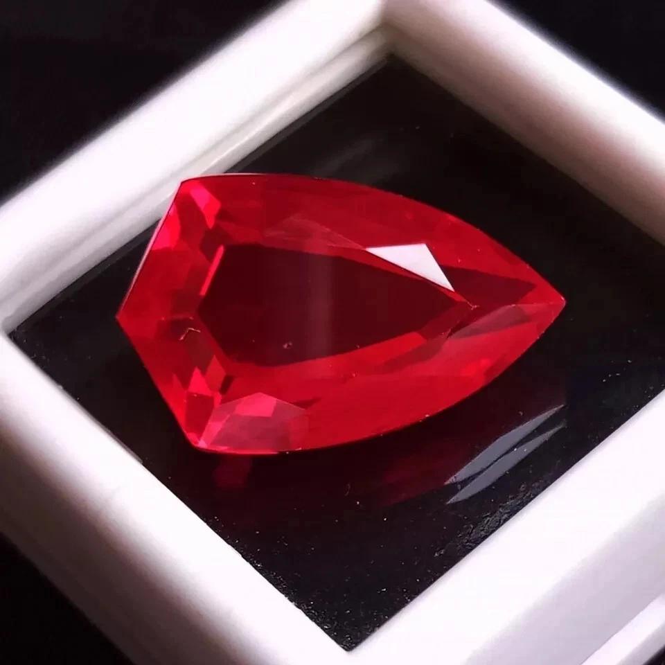 Fancy Cut Natural Blood Pigeon Red Ruby 7+ Ct VVS Certified Loose Gemstone
