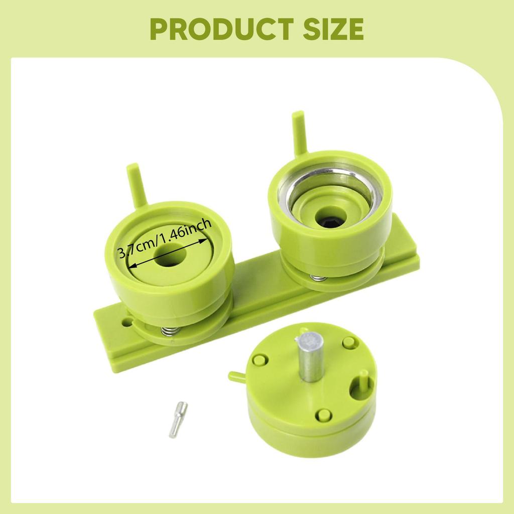 Convenient Button Maker Mould ABS Plastic Badge Press Die Kit for Hobby Craft and DIY Projects