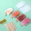 Popsicles Molds Set 12 Cavity Homemade Maker Ice Pop Mold Silicone Freezer Molds with 50 Popsicle Sticks 50 Popsicle Bags 50 Ties Funnel and Brush