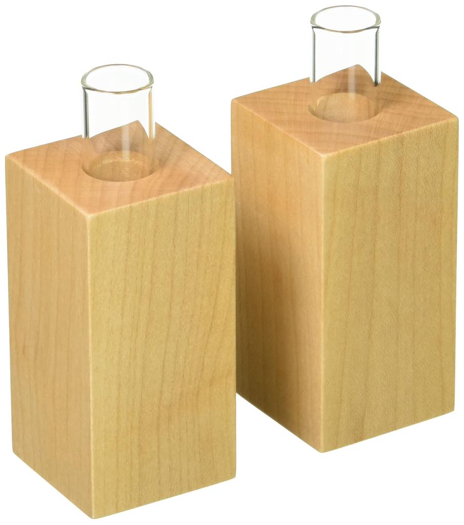 Modern Shinto Shrine: Pair of Maple Sakaki Stands
