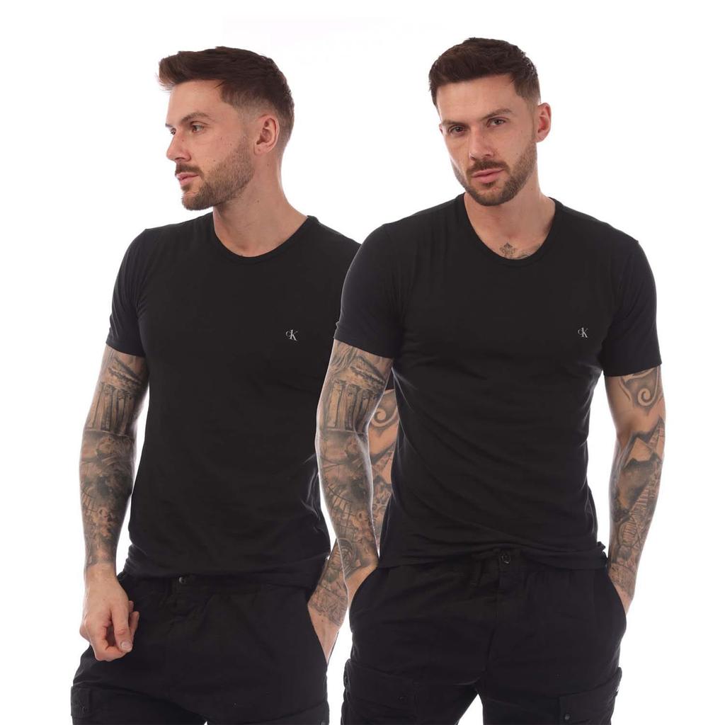 Calvin Klein Mens Essential Crew Neck T-Shirt (Pack of 2)