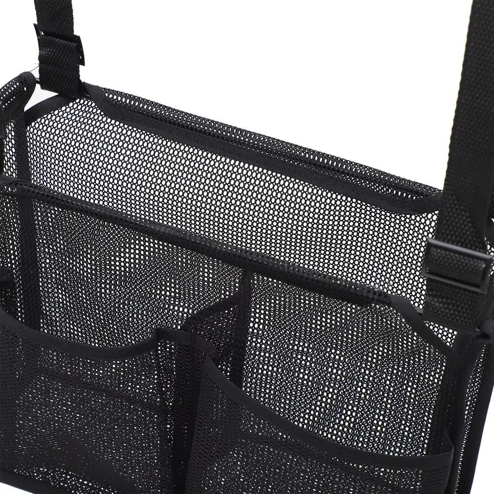 with Hooks Bathroom Hanging Bag Mesh Shower Draining Rack Shower Tools Organizer Home