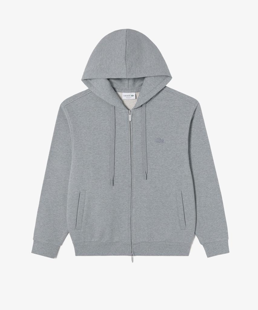 Мужская толстовка Lacoste на молнии из французского терри Базовая Sh317E-56G 5Hi