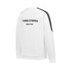 Adidas Comfortable Soft Skin-Friendly Striped Versatile Long Sleeve Sweatshirt Unisex Sweatshirt White KA2563