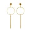 Boucles D'oreilles - LUXENTER - Coion - Métal Doré - Poinçon 375/1000 - Femme Adulte