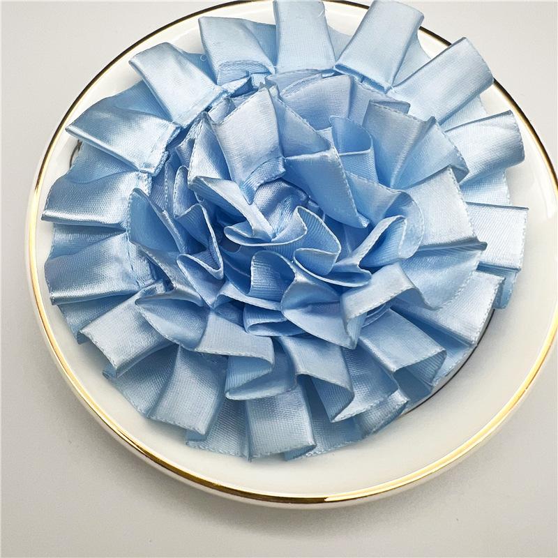 Элегантный и изысканный 4 см двойной складки прозрачный шифон кружево одежда подол одежда DIY аксессуары многоцветный кружевной тесьма ремесла изготовление лент