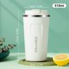 510ml 304 Stainless Steel Thermal Bottle Large Capacity Sealed Double-Layer Insulated Milk Coffee Mug Portable Water Cup Tumbler