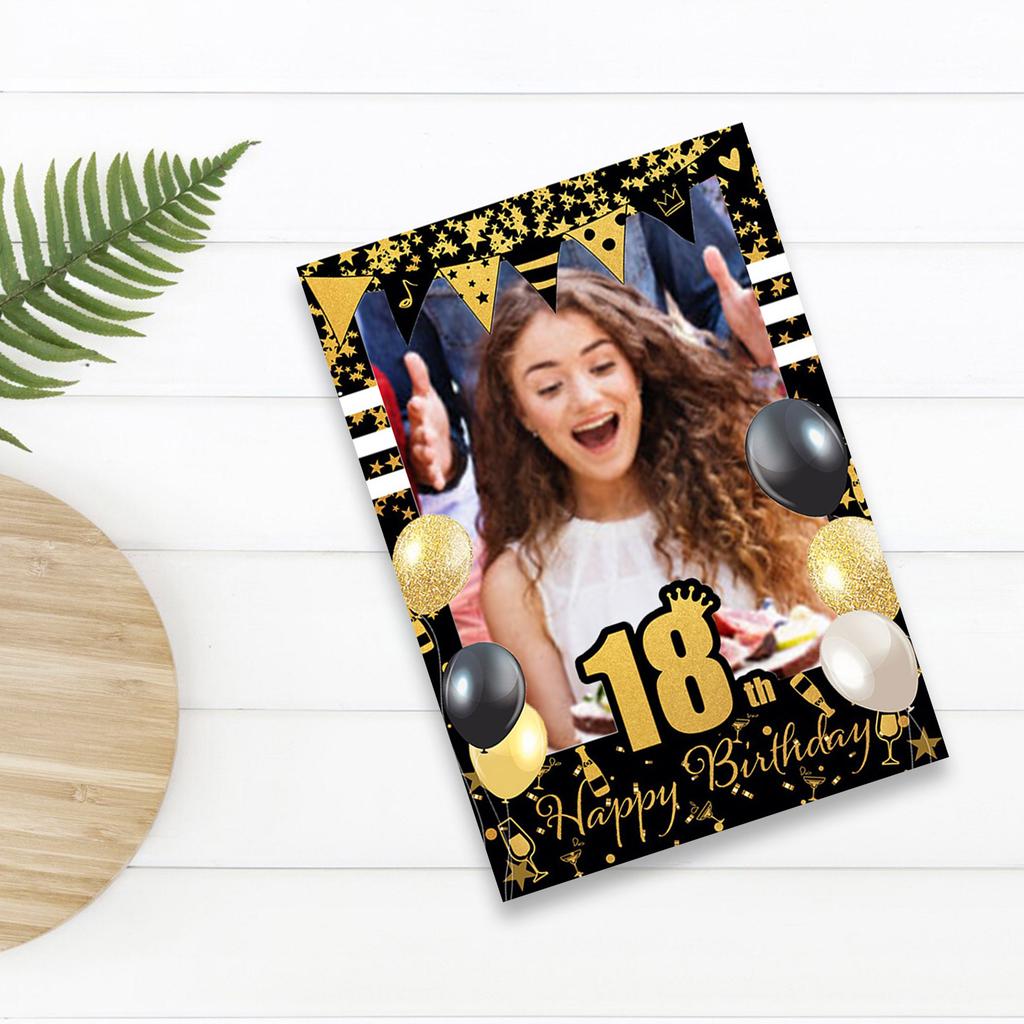 Веселый набор фоторамки и очков для вечеринки по случаю дня рождения, реквизит для фотосъемки на день рождения для женщин и мужчин, украшение для праздничной вечеринки по случаю дня рождения