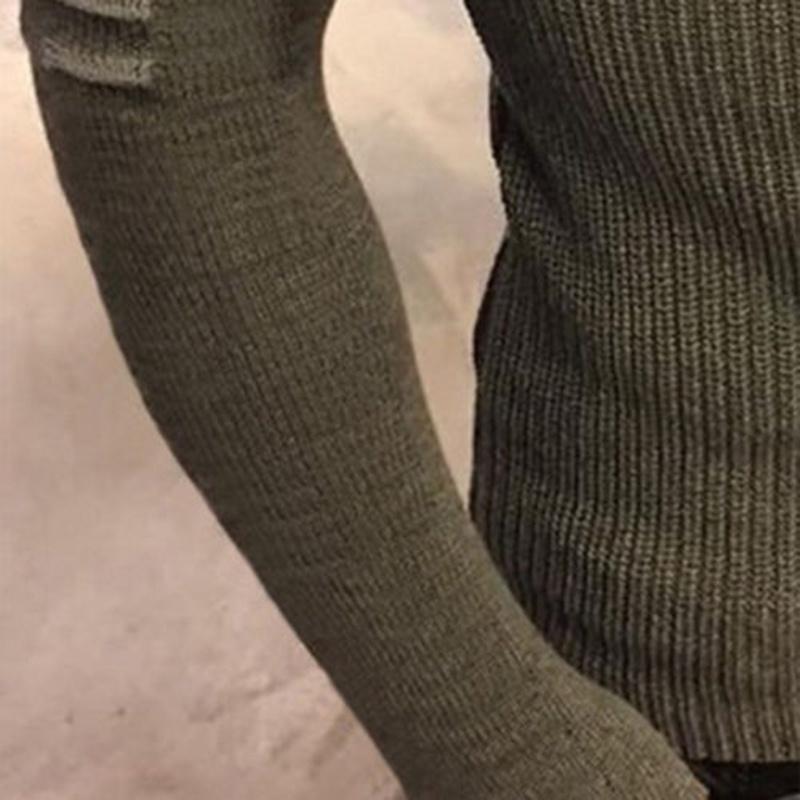 Premium Quality Fashion Men O-neck Knitting Sweater Long Sleeve Slim Fit Pullover Top
