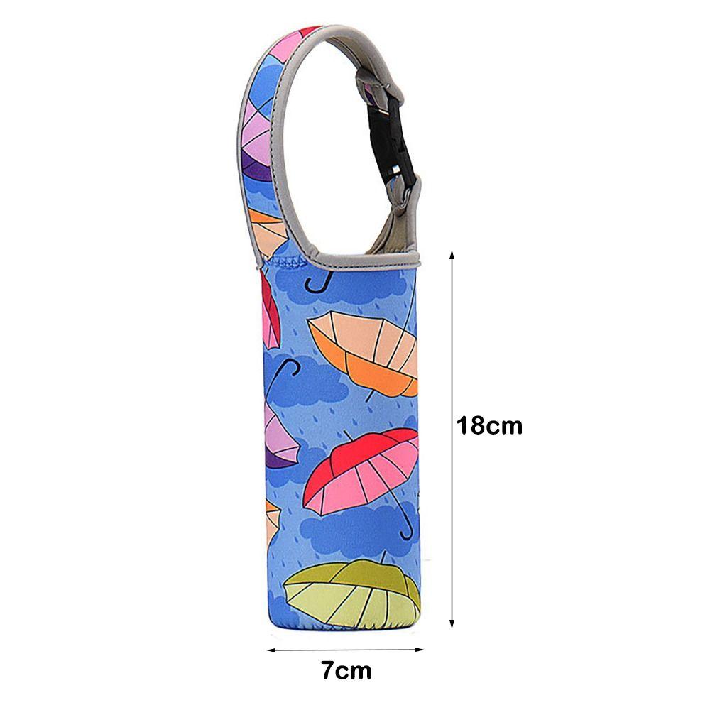 With Straps Vacuum Cup Sleeve Portable Water Bottle Case Water Bottle Cover Outdoor Sport