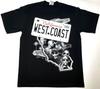 Футболка с принтом WEST COAST Rap Калифорния Cali Хип-хоп Уличная одежда S-5XL Q12441