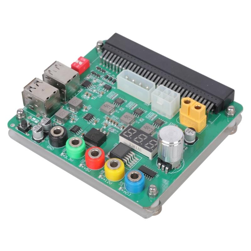 Power Supply Breakouts Boards with 4x USB2.0 Port Acrylic Case Kit for D750ES1 750AB-2 05NF18 05RHVV Accessories