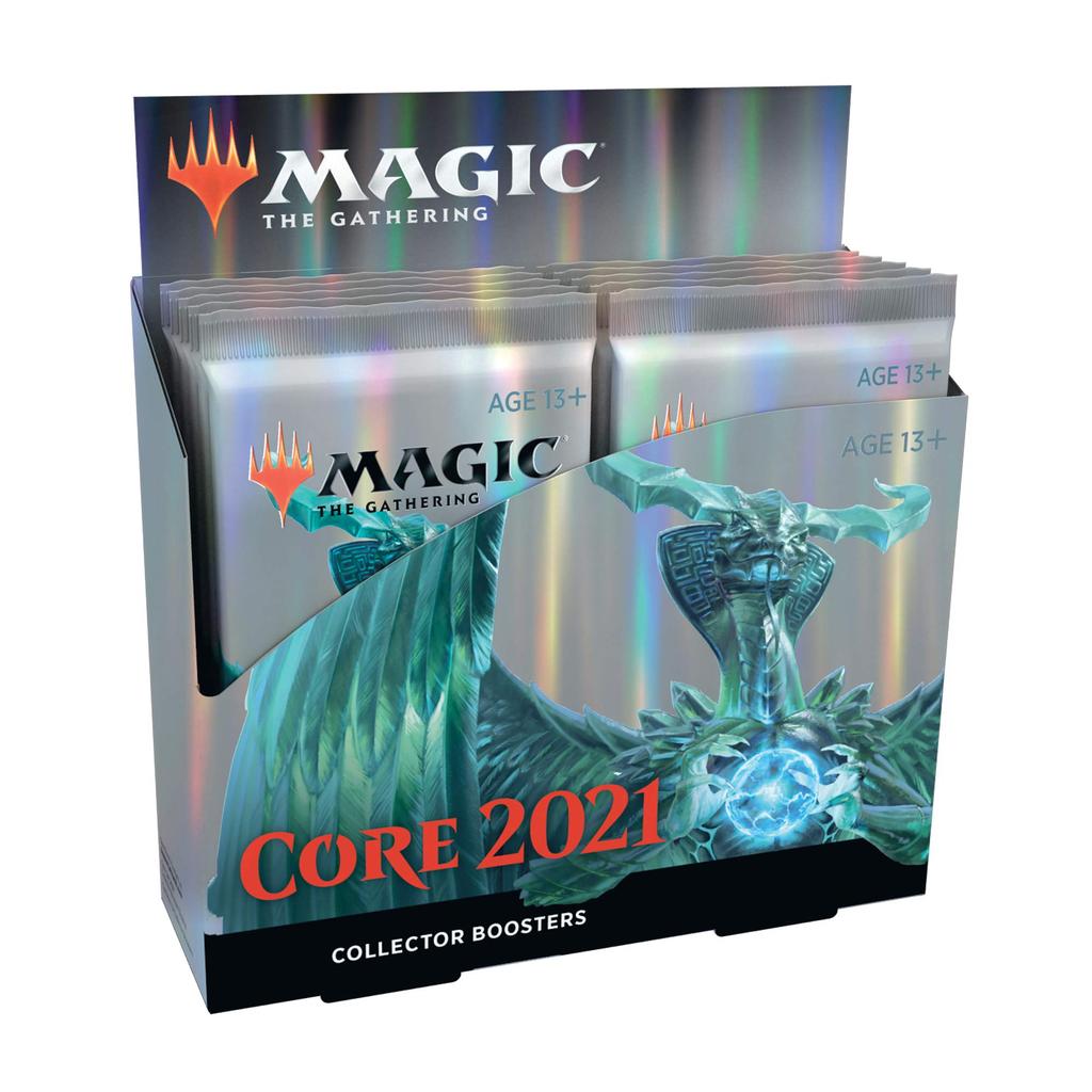 The Gathering Core Set 2021 Booster Japanese 12 Packs MTG Trading Wizards of the Coast Magic (M21) Collector's Pack, Edition, (Box), Cards,