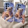 Phone Case: 2D Flat Samsung Galaxy A34 A35 M05 M06 S20 S22 S21 FE Plus 5G Protective Case, Couples Style, Cute Pet Healing, Christmas and Halloween Gi