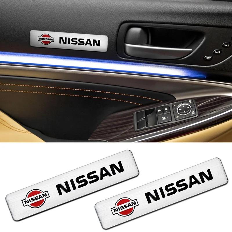 ABE4 Car Styling 3D Aluminum Alloy Body Side Fender Trunk Badge Sticker For Nissan GTR Nismo Terrano Versa Primera Livina Qashqai J11