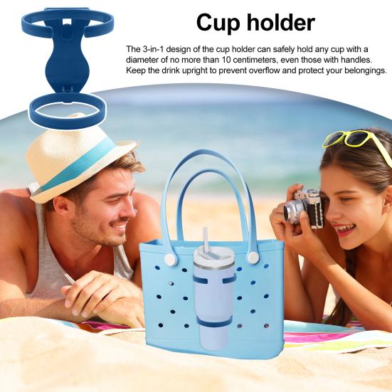 Универсальный держатель для стаканов для сумок Bogg 3-в-1 Держатель для напитков для стаканов 30 унций/40 унций с ручками Брызгозащищенные автомобильные подстаканники
