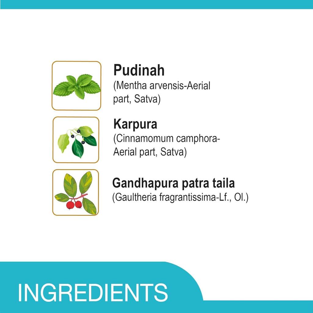 Ингалятор назальный Amrutanjan Relief 0,75 г Упаковка из 4 штук | Быстрая поддержка при заложенности носа | Портативный аромастик для свободного дыхания и ощущения свежести