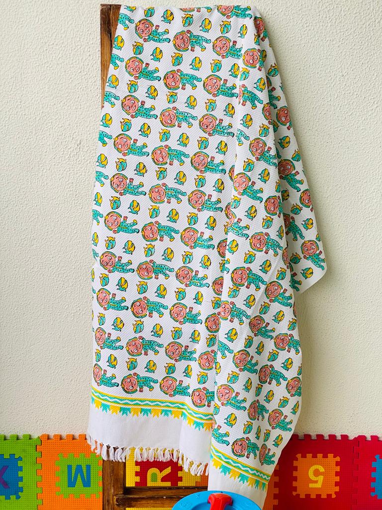 Blockprint Soft Cotton Towel