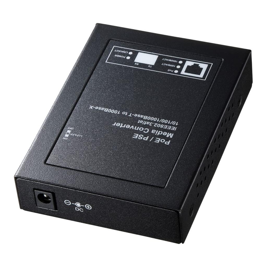 SANWA SUPPLY Optical Media Converter LAN-PSC212RFN