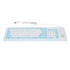 Foldable Silicone Keyboard 103 Keys USB Wired Silicon Foldable Waterproof Mute Fadeless Foldable Keyboard for PC Laptop