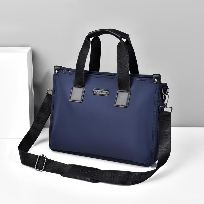 Мужской портфель новый простой сумка для компьютера из ткани Оксфорд повседневный деловой на плечо через плечо деловая поездка портативный мужской