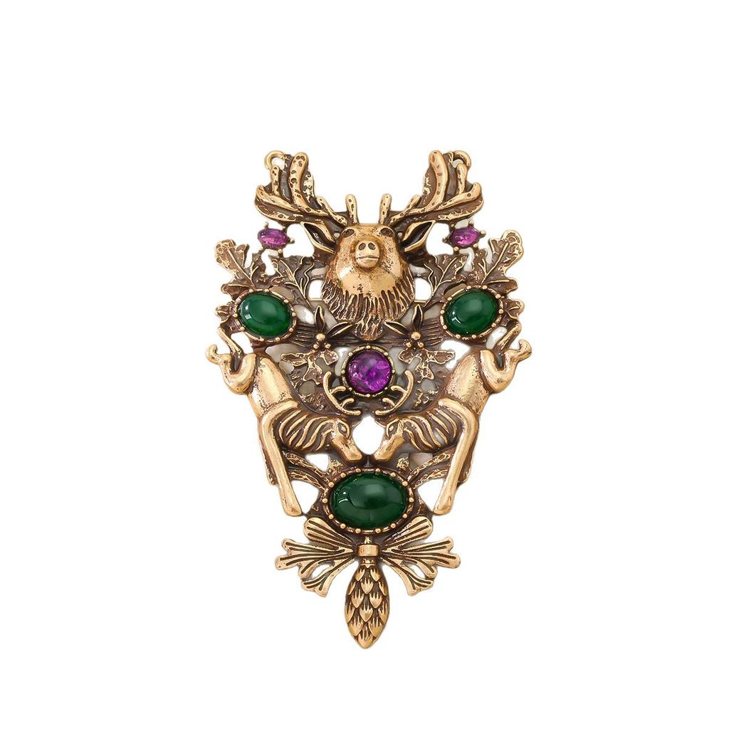 Циндао Средневековая Специальная Брошь Растение Цветок Милое Животное Корона Моделирование Аксессуары для Одежды