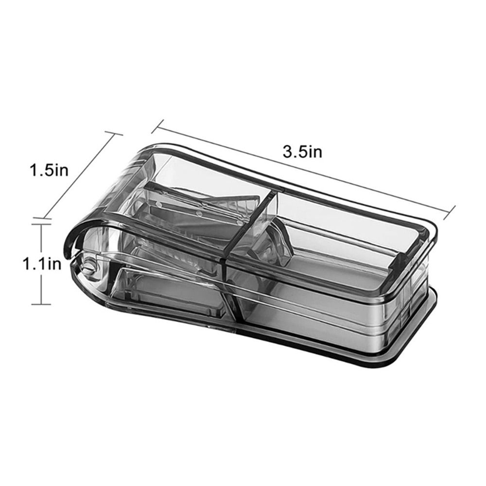 Slicer Pill Case Storage Tablet Divider Multiple Pill Cutter for Small or Large Mini Pill Splitter