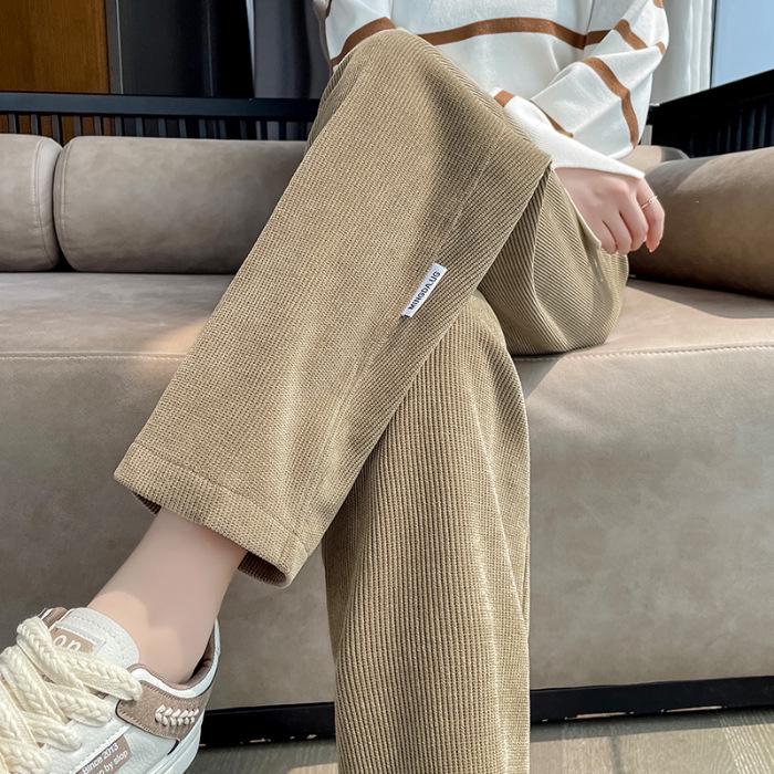 Женские узкие брюки-гаремы - Стильные узкие прямые штанины для осени, весны и зимы 2025