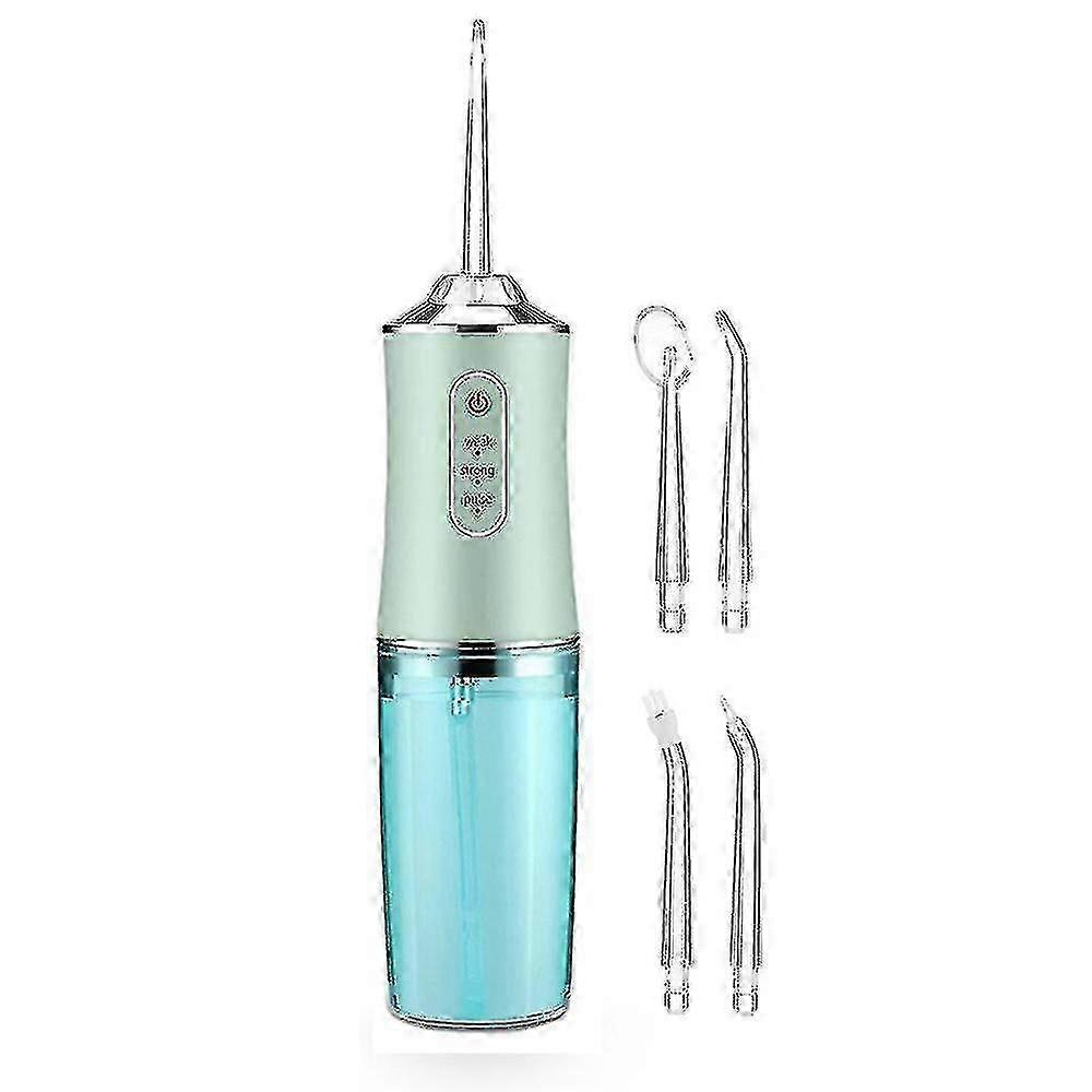 USB Rechargeable Water Flosser - Portable Oral Irrigator with 220ml Tank for Teeth Cleaning & Dental Care