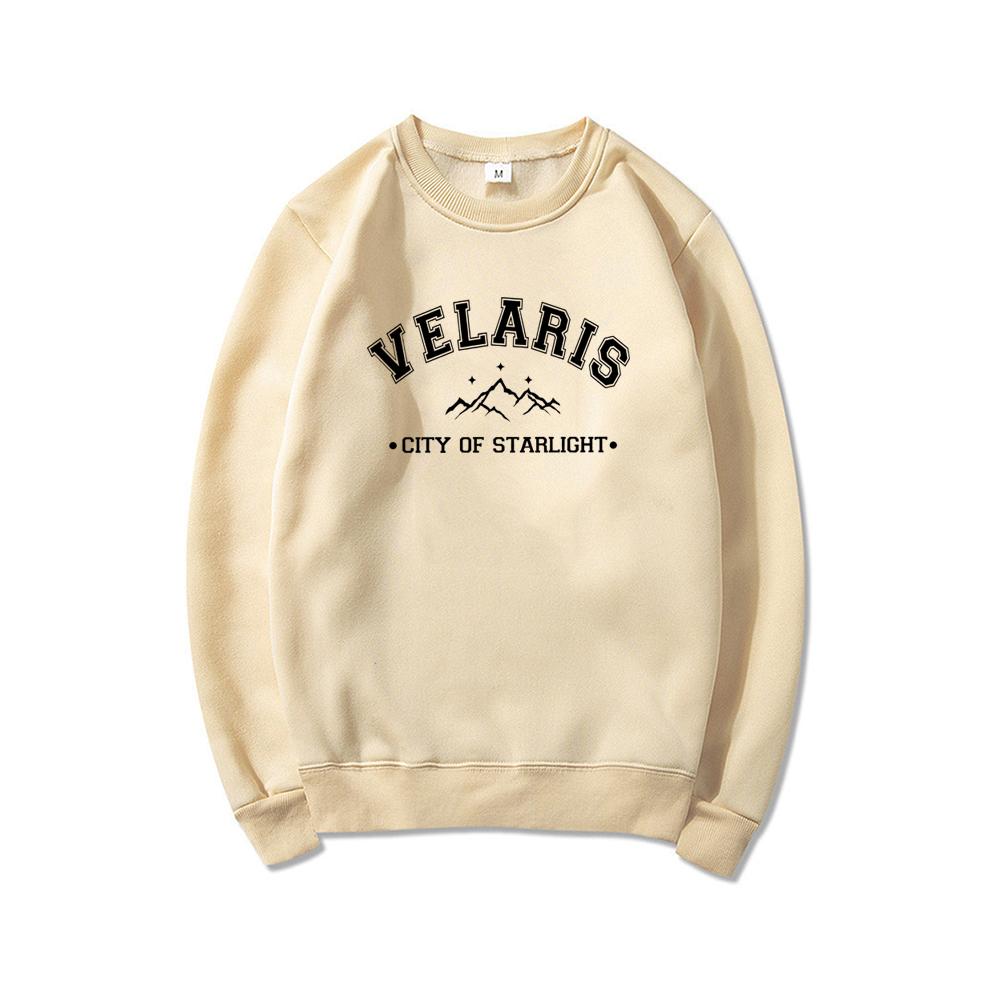 Толстовка Velaris City of Starlight Sarah J Maas, свитшот унисекс Night Court, книжный подарок, женские толстовки с рисунком