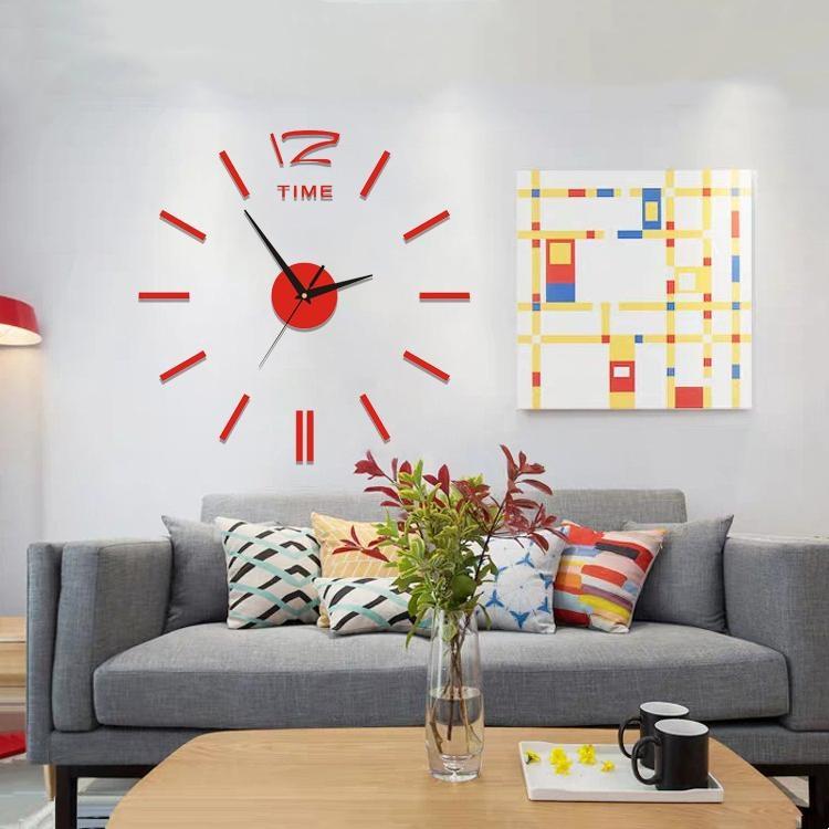 DIY Luminous Wall Clock, Mute, with Installation Accessories, Diameter 40cm