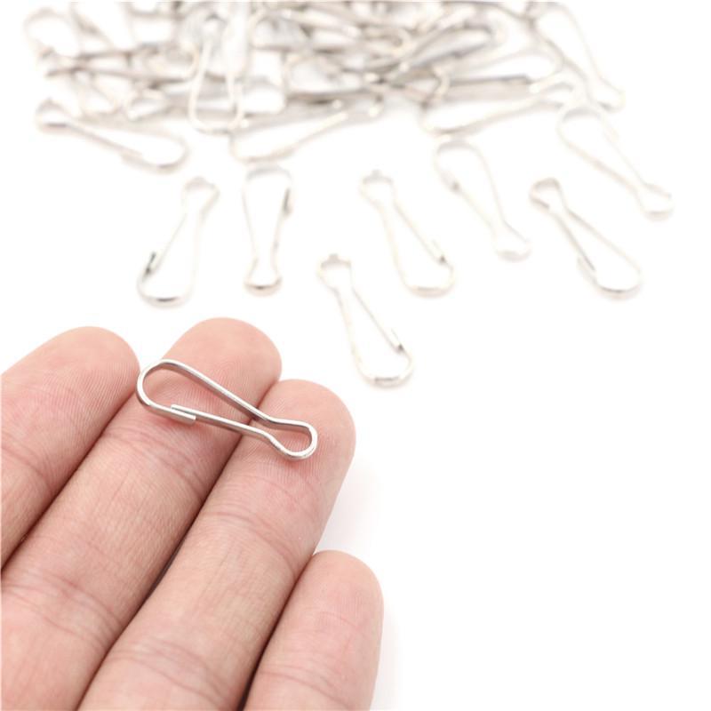 20 шт., металлические ремешки с пружинными зажимами, крючки, фурнитура «сделай сам», длина 2,5 см
