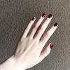 Накладные ногти, короткие круглые, без клея, 24 шт.