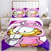 3pcs Garfield, Bunny Duvet Cover Set, 1 Duvet Cover + 2 Pillowcases (No Insert), High-Definition Print, Home & Dorm Set yy251208021