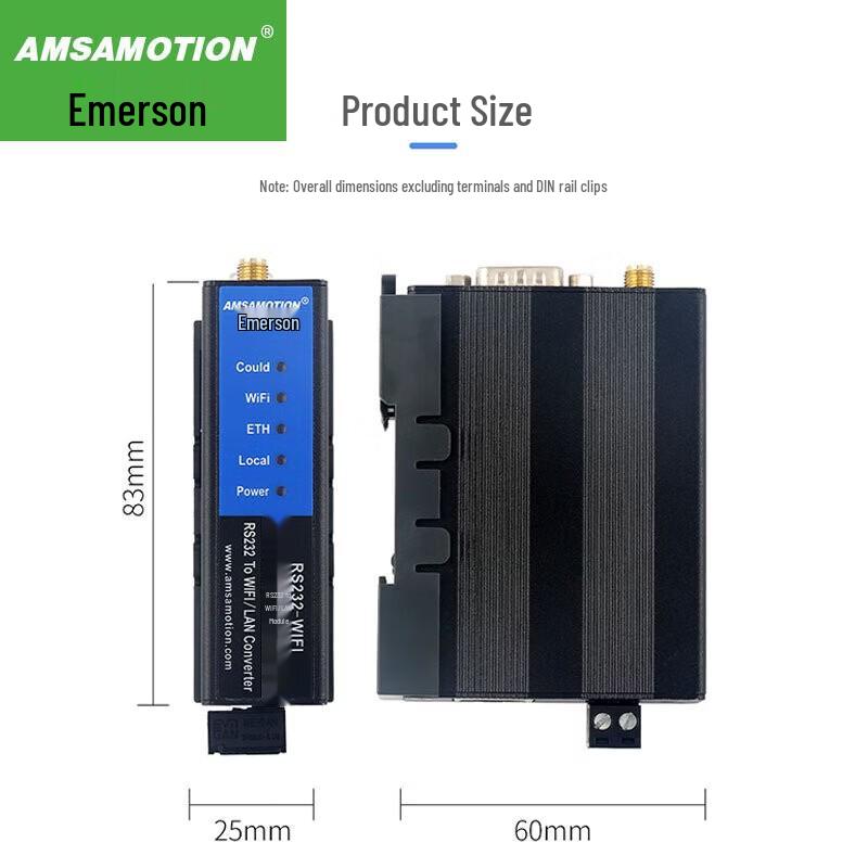 Aimoxun RS232 Serial to MODBUS TCP/MQTT Gateway