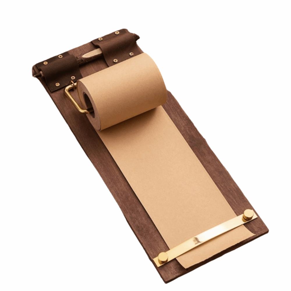 Hangable Vintage Sticky Notes Tear-Off Note Splint Message Pad Wooden Memo Clipboards Wall Decor
