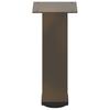 Nogi Do Stolika Kawowego, 4 Szt., Naturalna Stal, 42-44Cm, Stal