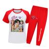 Demon Hunters Kpop Saja Boys Pattern Short Sleeved Shirt Long Pants Suit Pajama