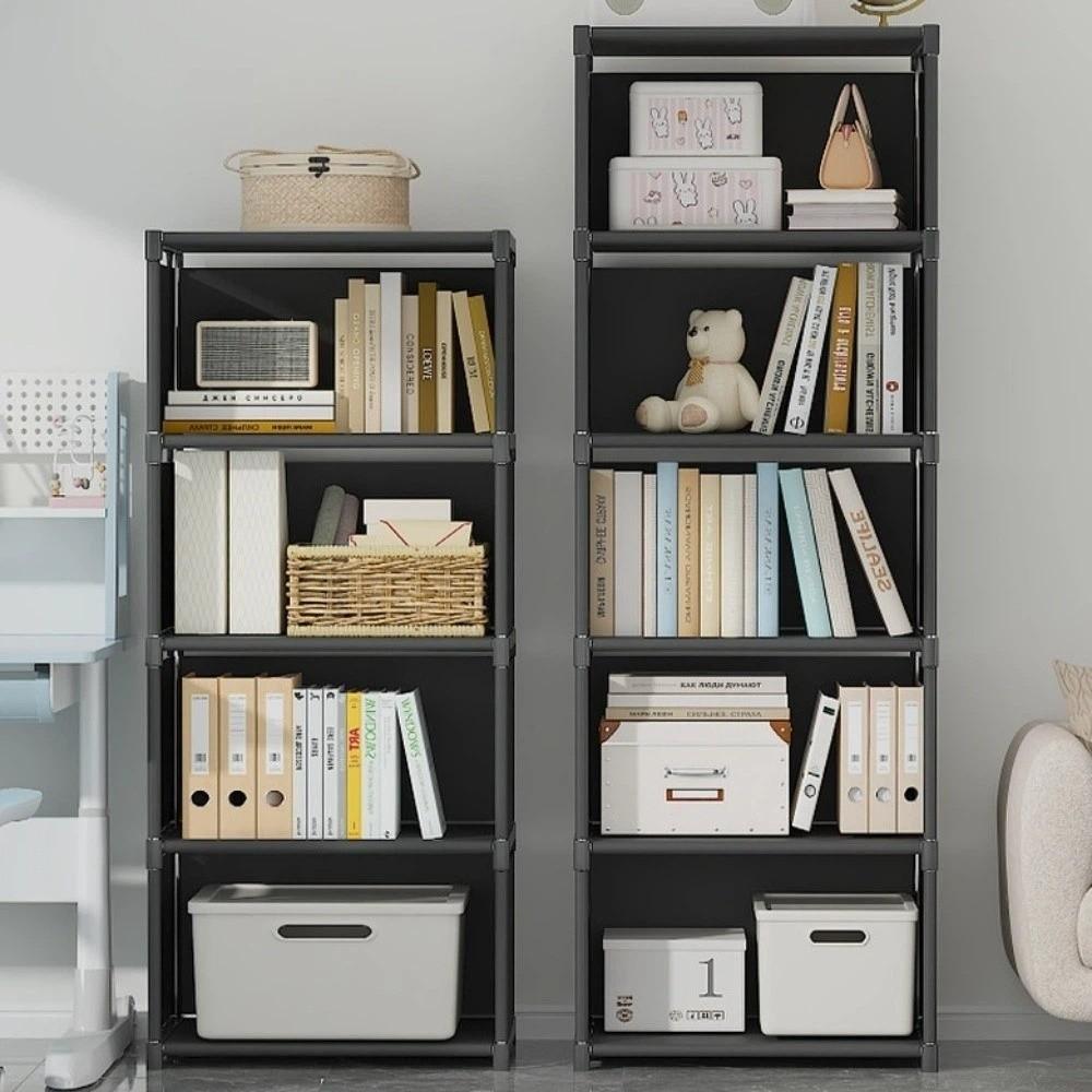 5/6 Tiers Multilayer Bookshelves Cases Portable Sundries Toys Storage Organizer Rack  Storage