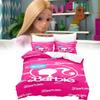 Barbie Floral Bedding Set With Active Dye Printing For Modern Bedroom Decor And Daily Use
