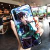 Анимационный чехол для телефона Girl Anime Demon killer для Redmi Note 10 11 11S 11E 7 8 8T 9 9S 9T Pro Plus 4G 5G, черный мягкий чехол