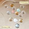 Mini Glass Color Card Nail Beanie Color Card UV Polish Punch Board Nail Tip High Transparent 3D round Beads Manicure Implement