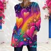 Womens Plus Size Long Sleeve Pocket T Shirt Loose Comfortable Leisure Daily Casual Top
