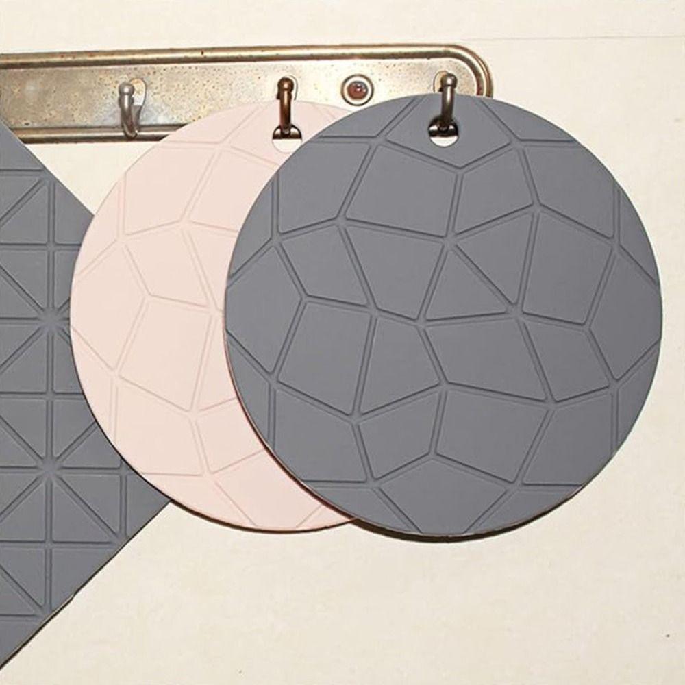 Non Slip Silicone Pot Mat Foldable Tableware Pad Table Decoration Dining Table Mat Kitchen