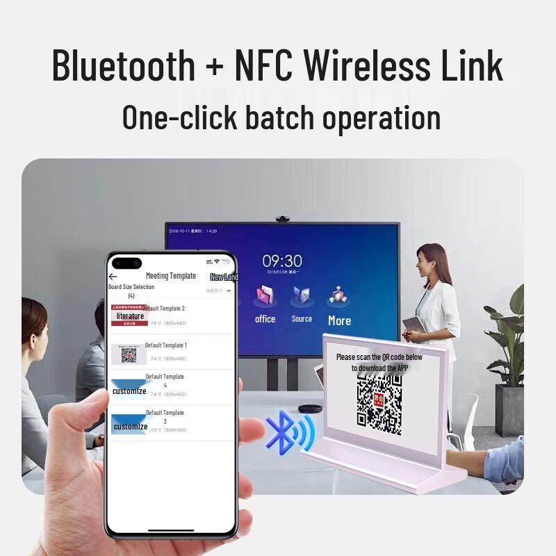 9-inch Smart Electronic Meeting Desk Sign