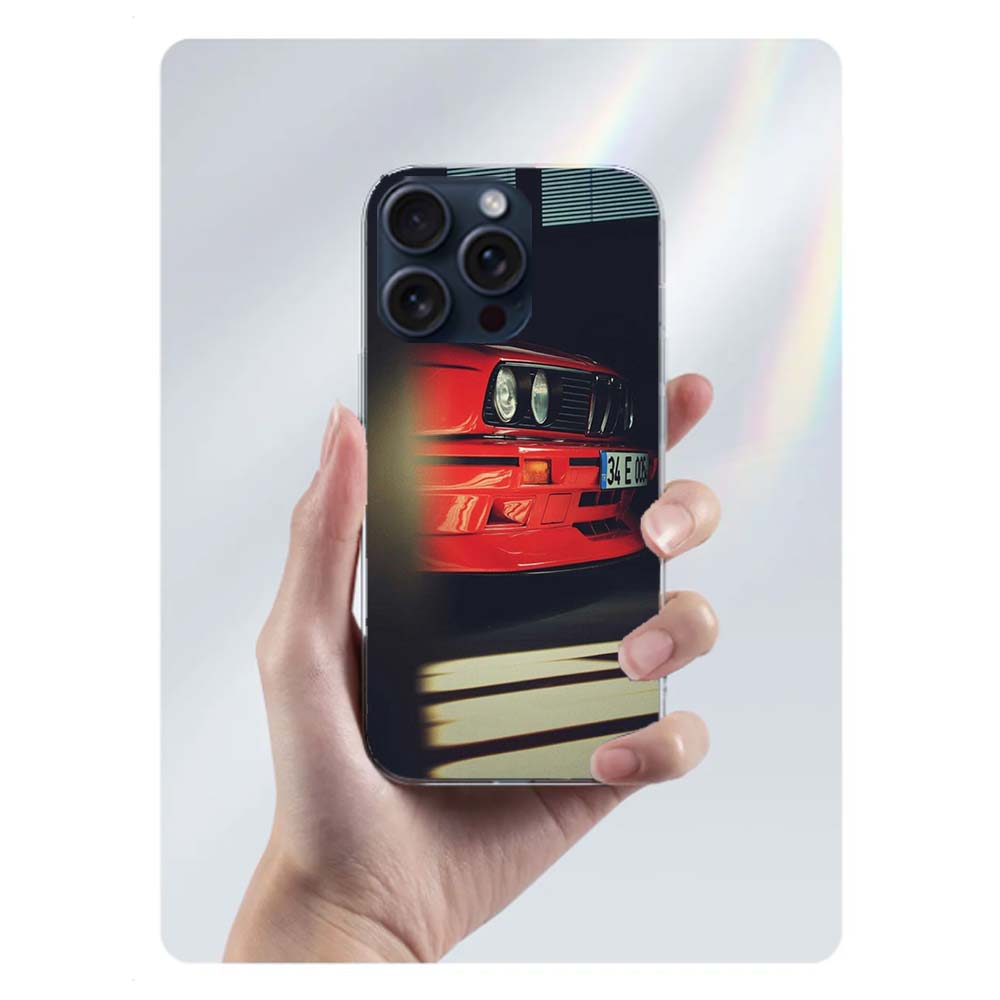 Чехол для телефона B- Bmwes-S E30 Прозрачный Для Iphone 17 Air 16 Pro Max 15 Pro 14 Plus 17E 16E 11 13 12 Mini Чехлы Fundas Cel