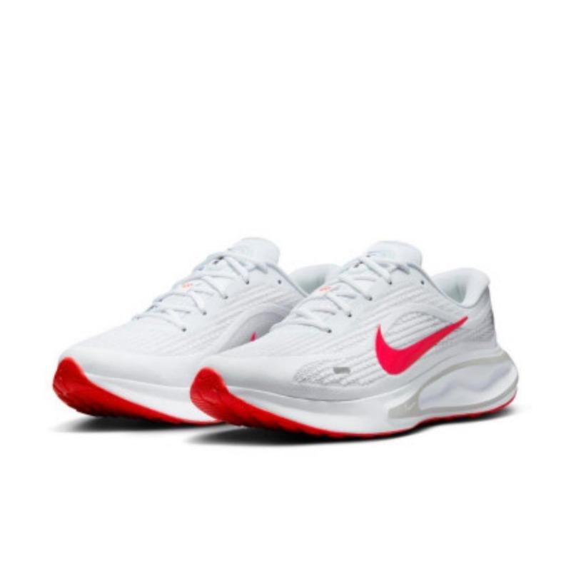 Nike Мужские низкие беговые кроссовки Journey Run Белые Красные FN0228-106