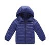 Children Autumn Winter   Down Jackets  4-12 Years Boys Girls Thin Warm Outerwear Children Clothes Hooded Zipper Coats