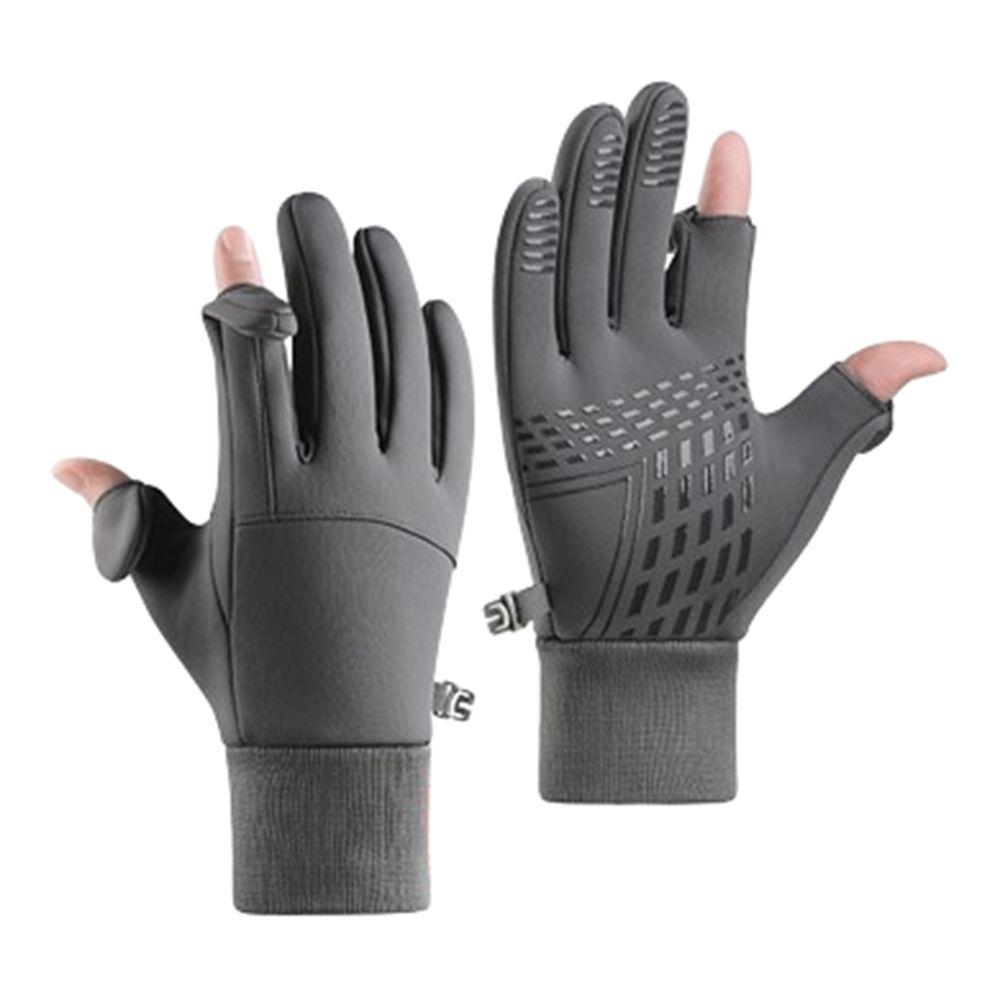Multifunction Warm Winter Gloves Touchscreen Waterproof Outdoor Riding Mittens Windproof Anti-Slip Protective Mittens Hiking
