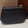 [Pre-Owned] Saffiano Leather Shoulder Bag With Gold Chain - Very Good #1WFKHIF